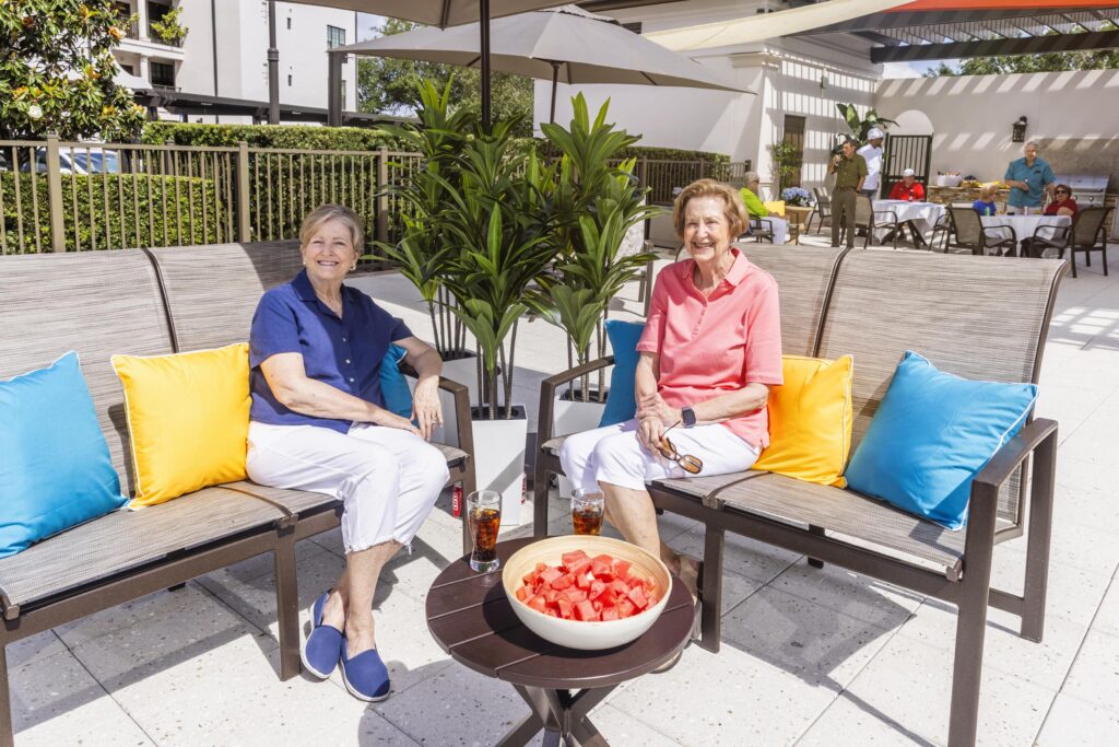 Senior Woman Outside Smiling at Camera_0738