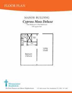 Cypress moss deluxe floor plan