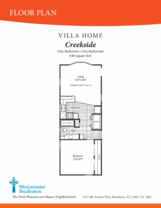Creekside floorplan