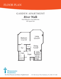 River walk floor plan