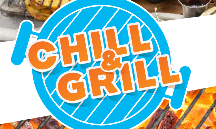 Chill and Grill barbecue graphic