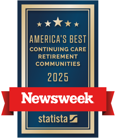 Newsweek Americas best continuing care award badge