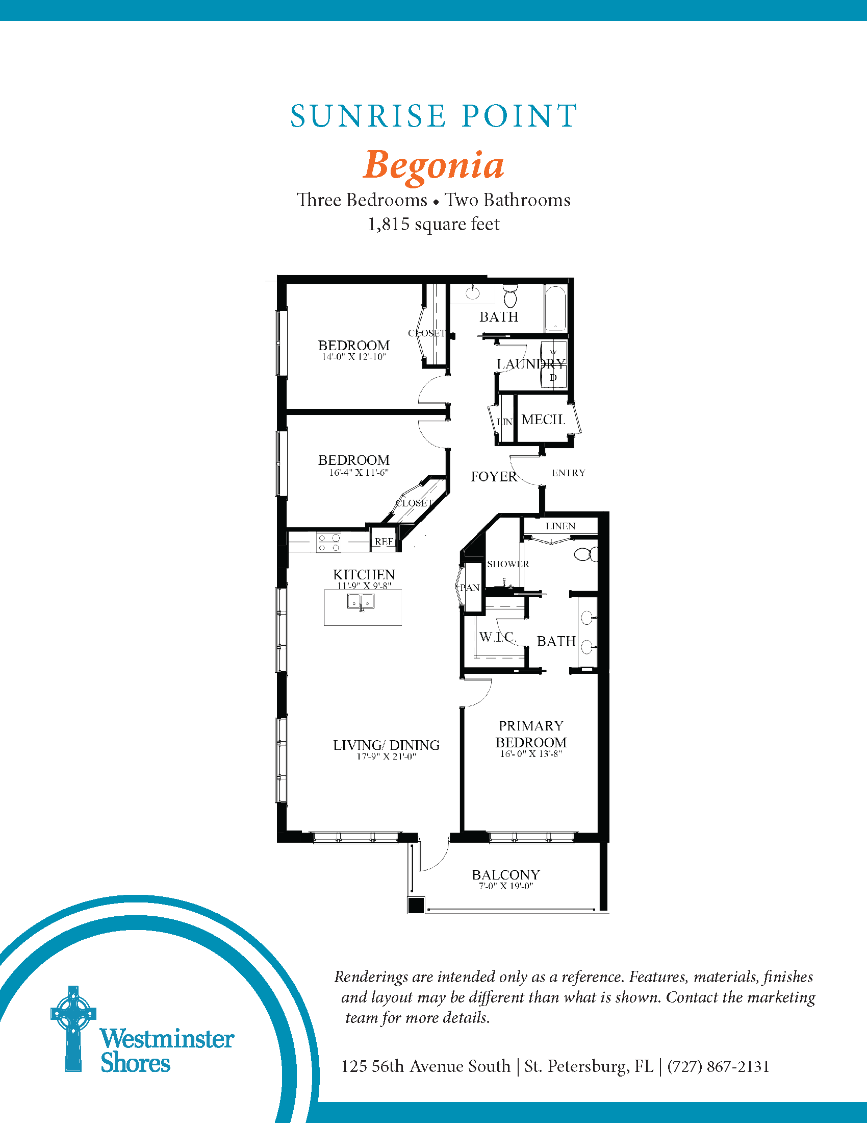 Begonia Floor Plan