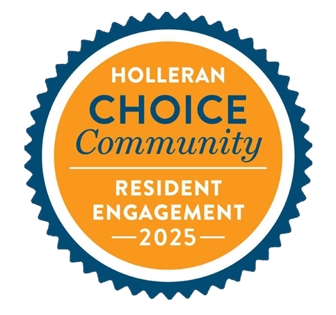Badge for Holleran Choice Community for Resident Engagement 2025