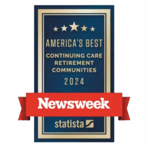 Americas Best Continuing Retirement Communities 2024 Badge