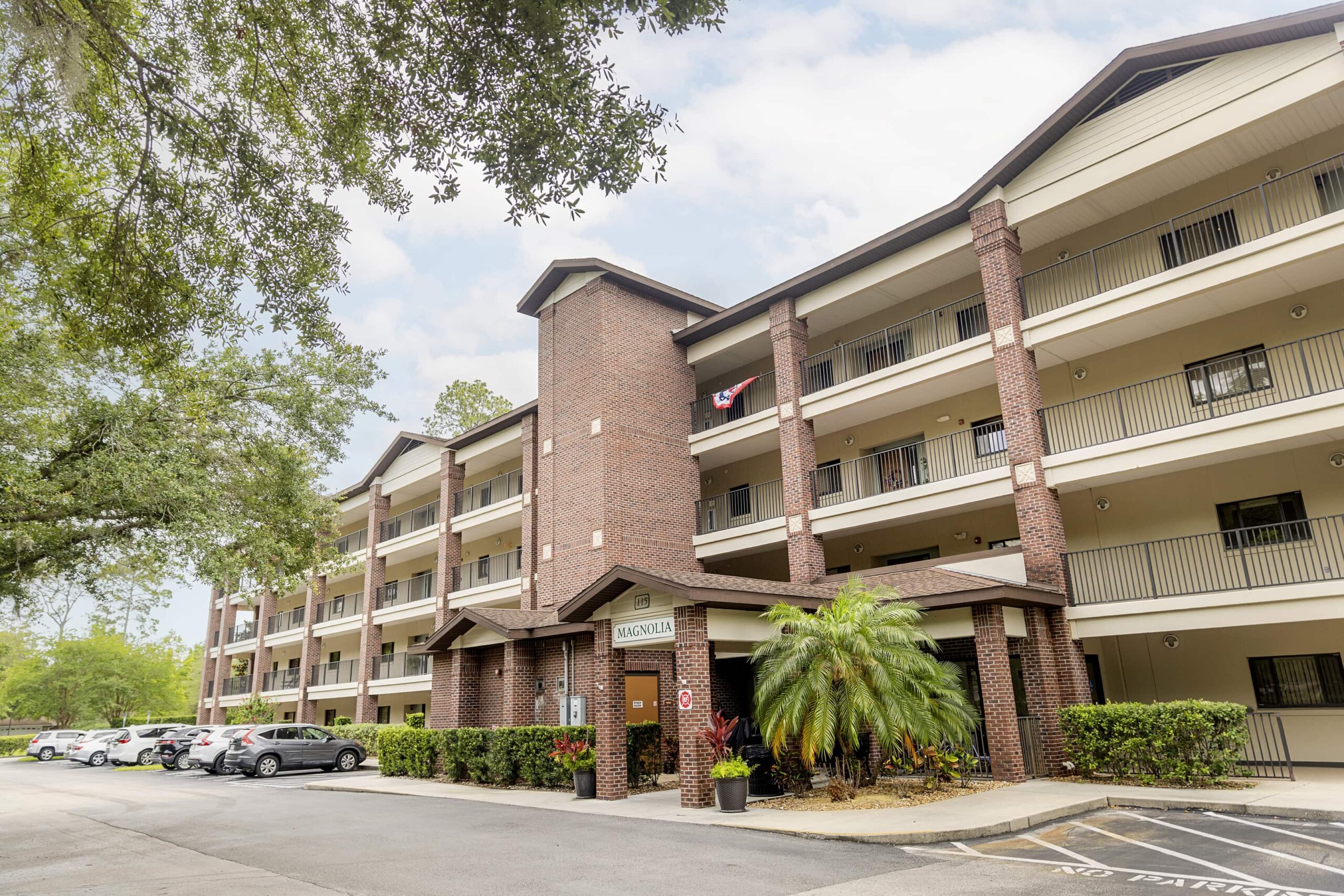 Magnolia apartment building at Westminster Woods at Julington Creek