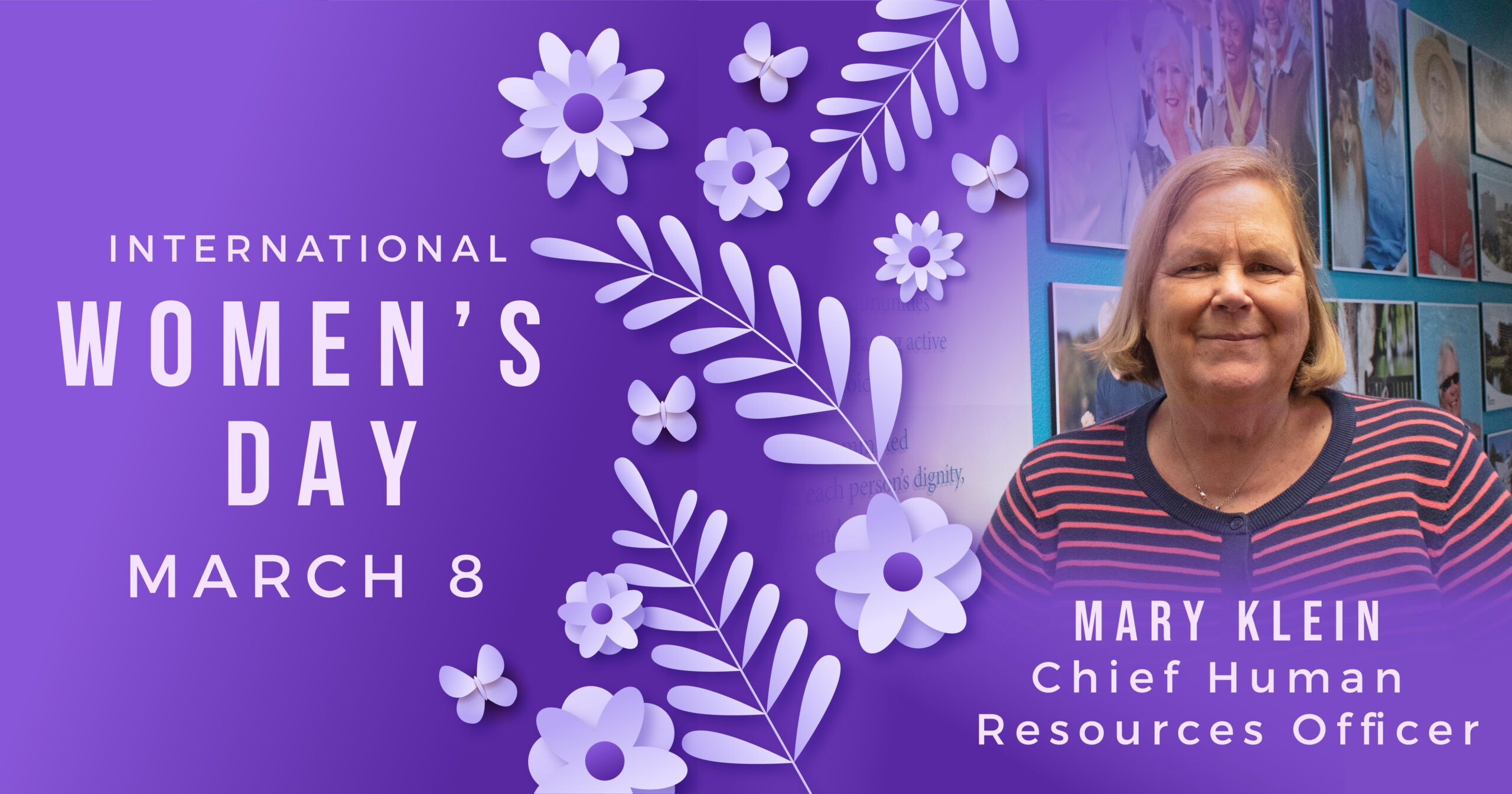 Celebrating International Women’s Day with Chief Human Resources Officer, Mary Klein 