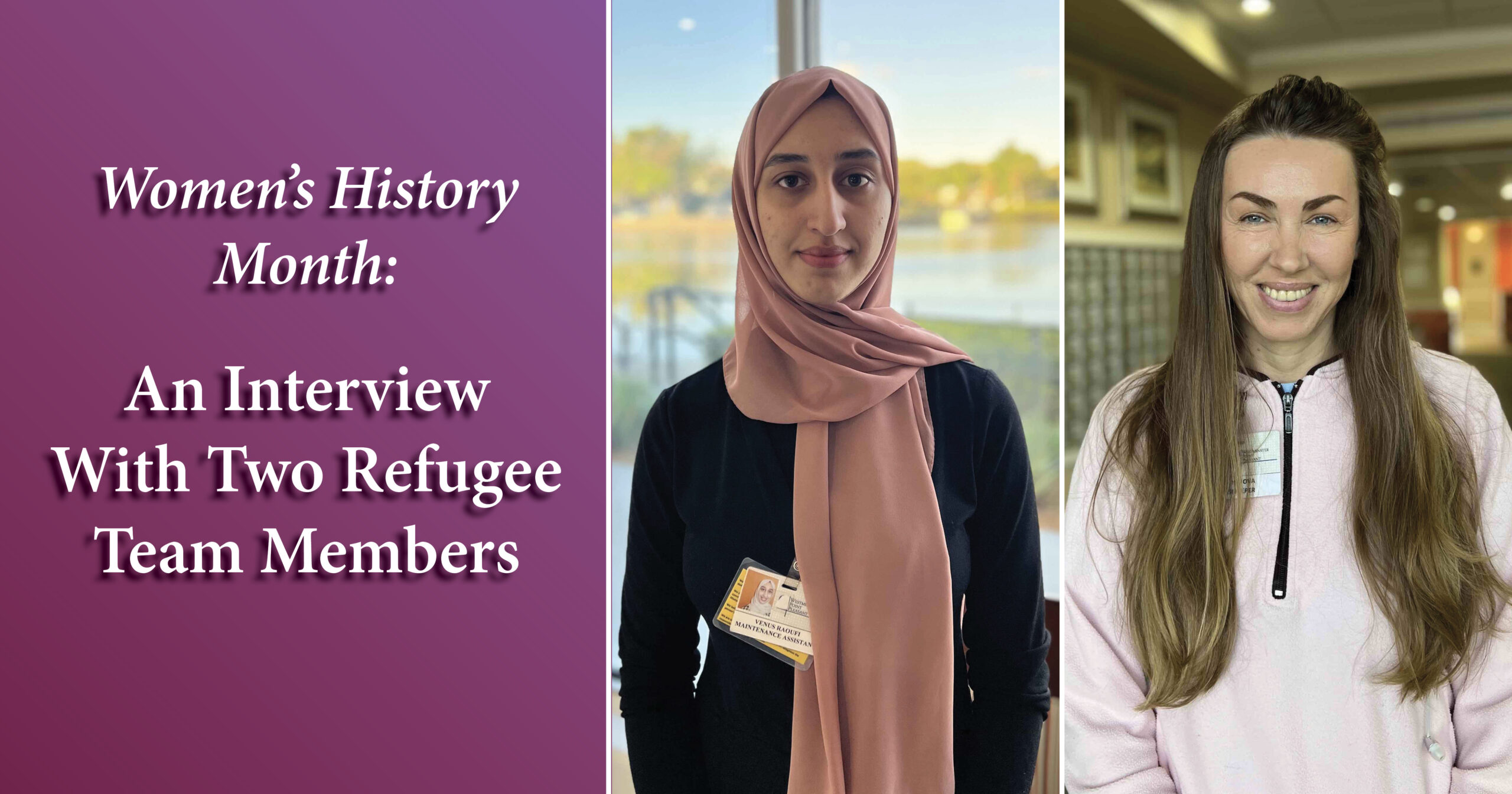 Women’s History Month: An Interview With Two Refugee Team Members