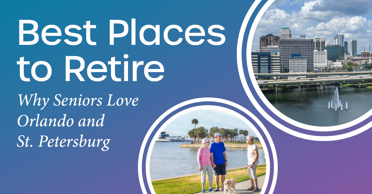 Best places to retire graphic