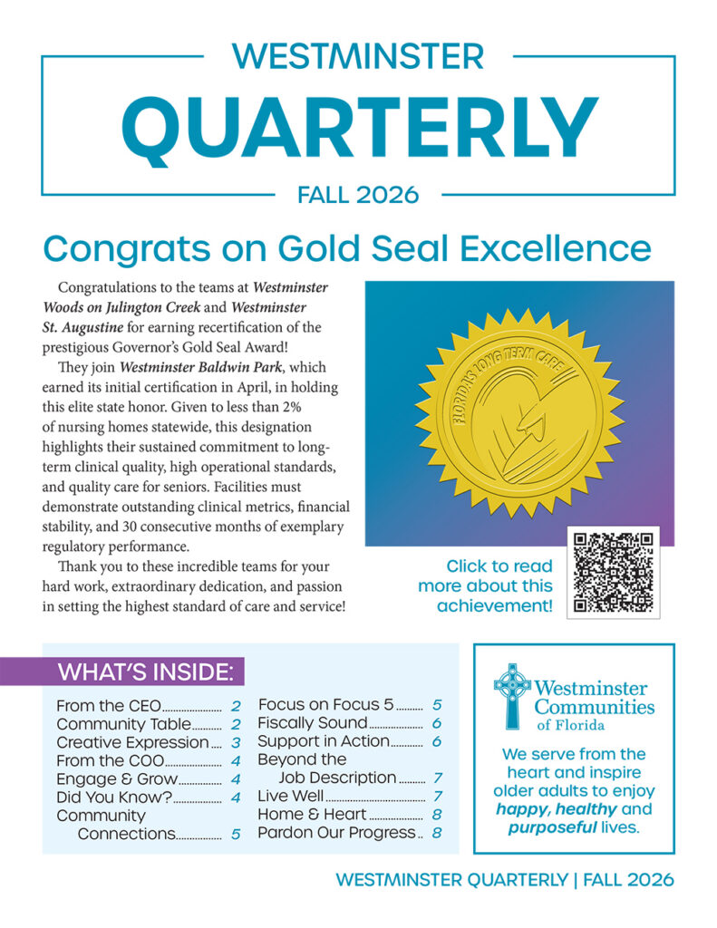 Cover of the Fall 2026 issue of Westminster Quarterly