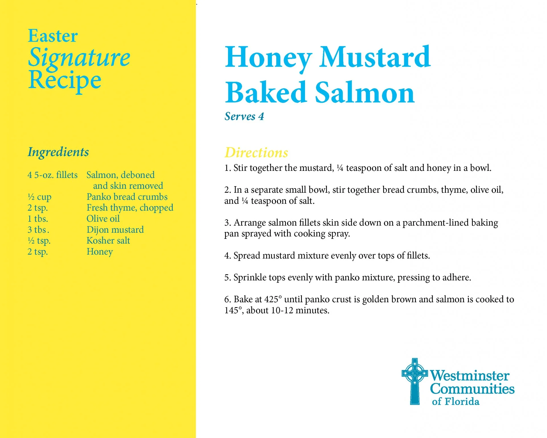 Easter Signature Recipes - Salmon
