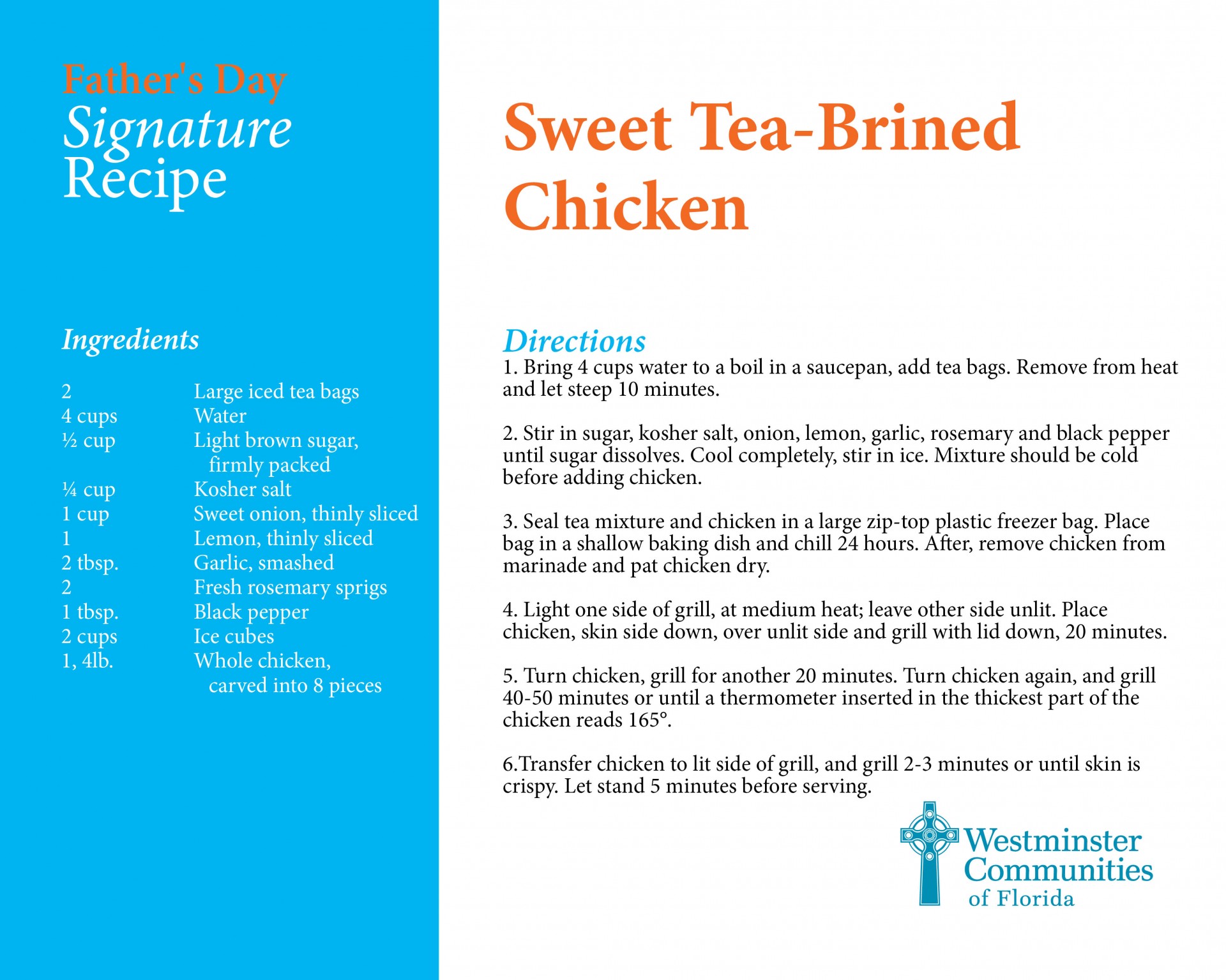 Father's Day Signature Recipes2- sweet tea