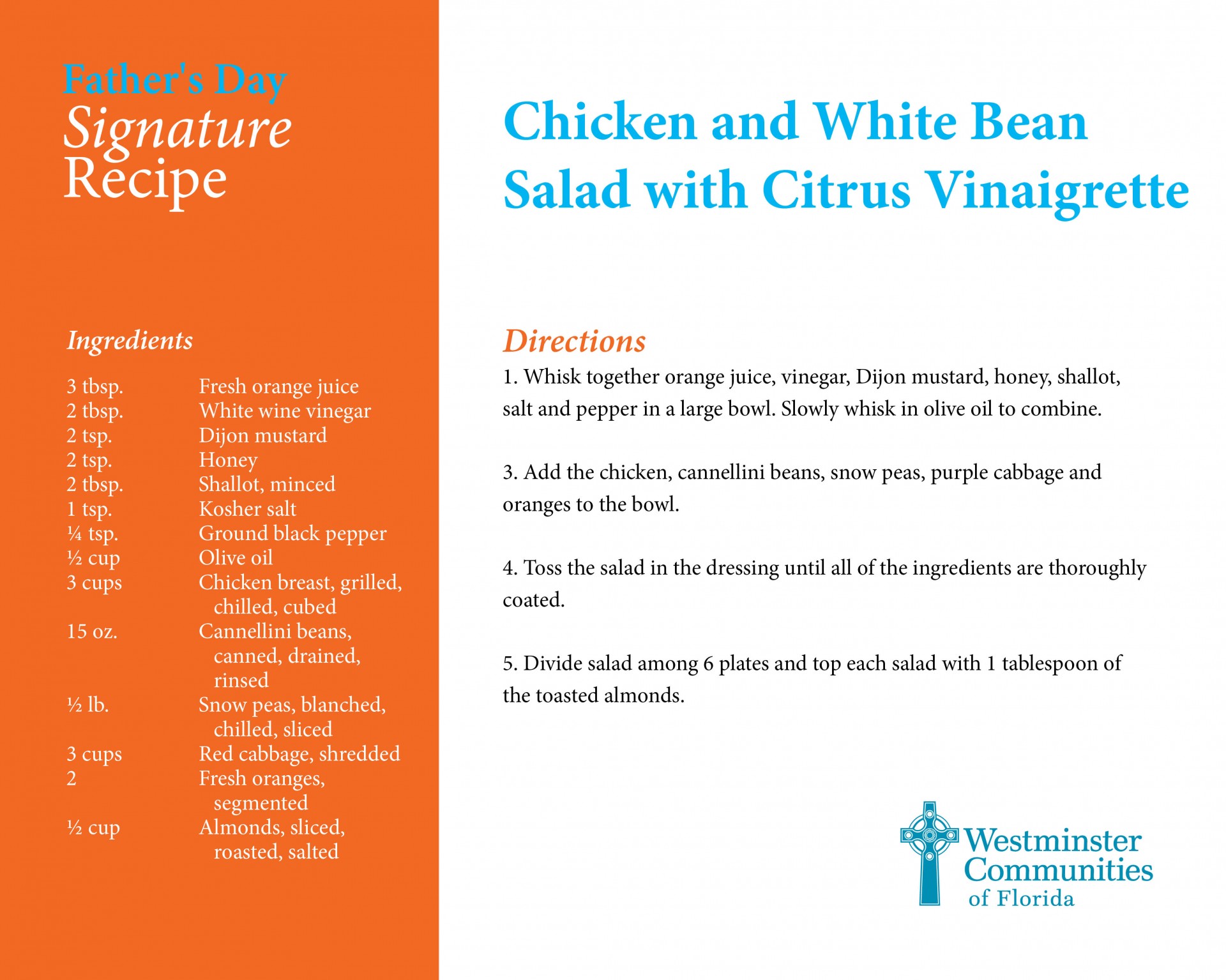 Father's Day Signature Recipes5- white bean salad
