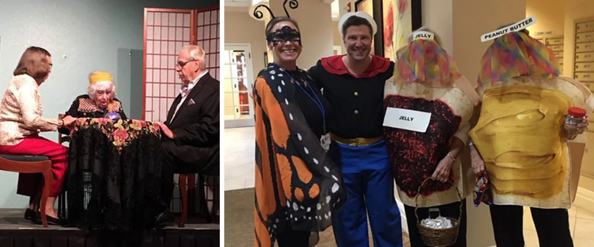 Photos showcasing The Arts at our communities in October.